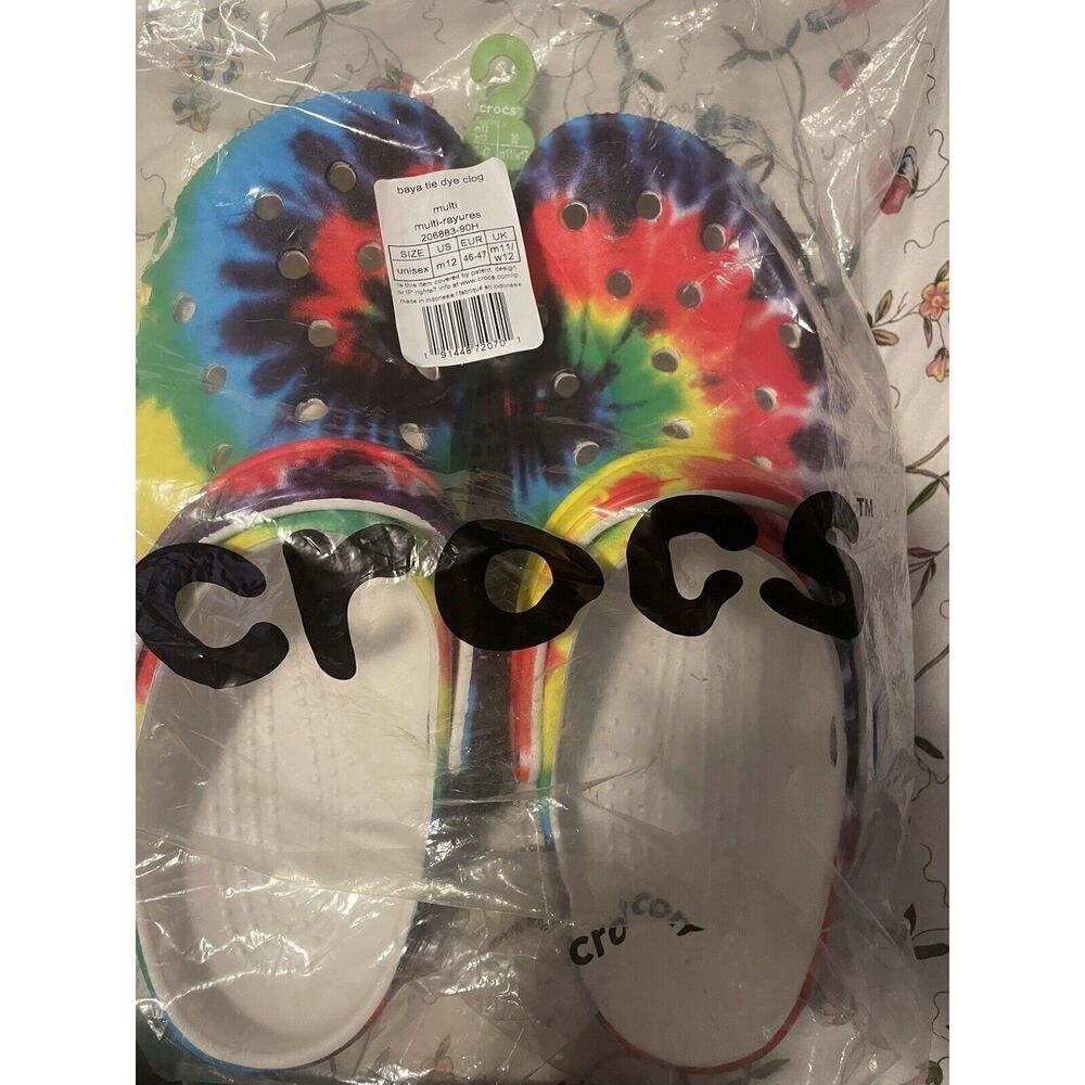 Tie Dye Crocs M11/W12